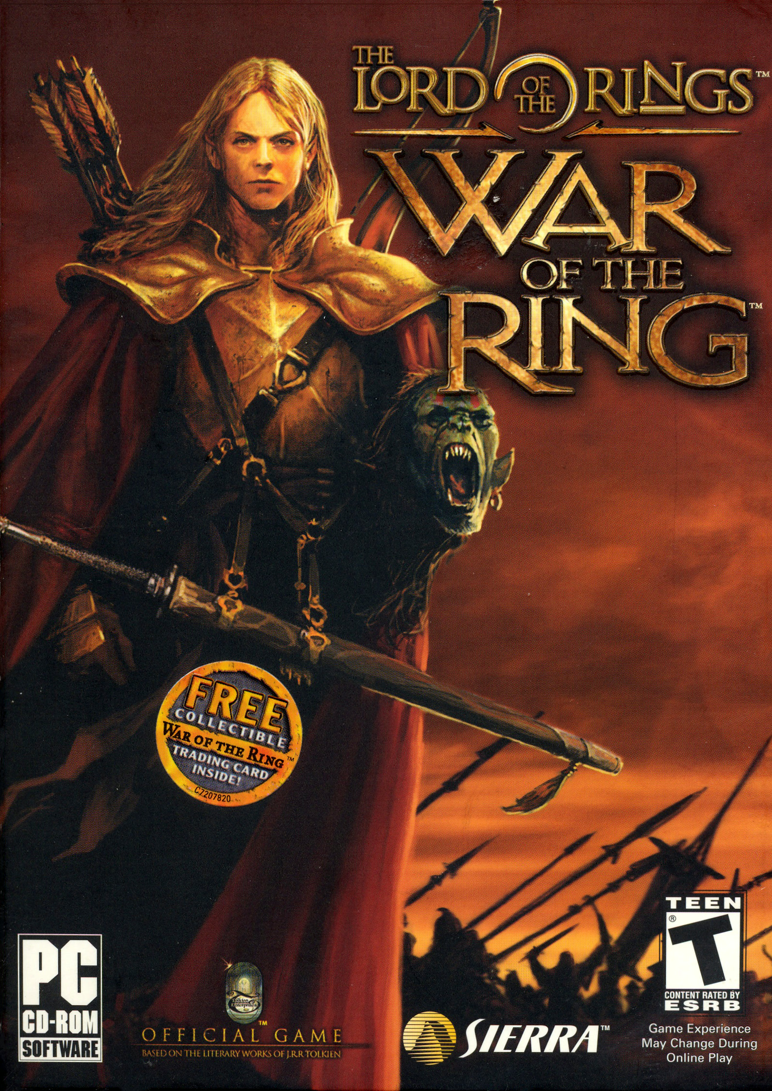 The Lord of the Rings: War of the Ring - Cover